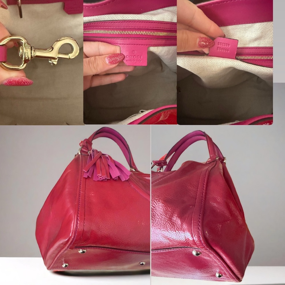 ✨SOLD SOLD SOLD ✨GUCCI SOHO PATENT LEATHER ❤️💕 - Picture 9 of 10